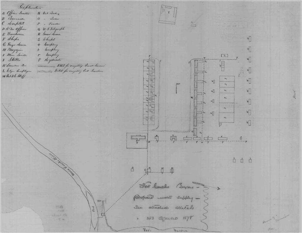 1878 Map of Fort Concho (2) – Fort Concho